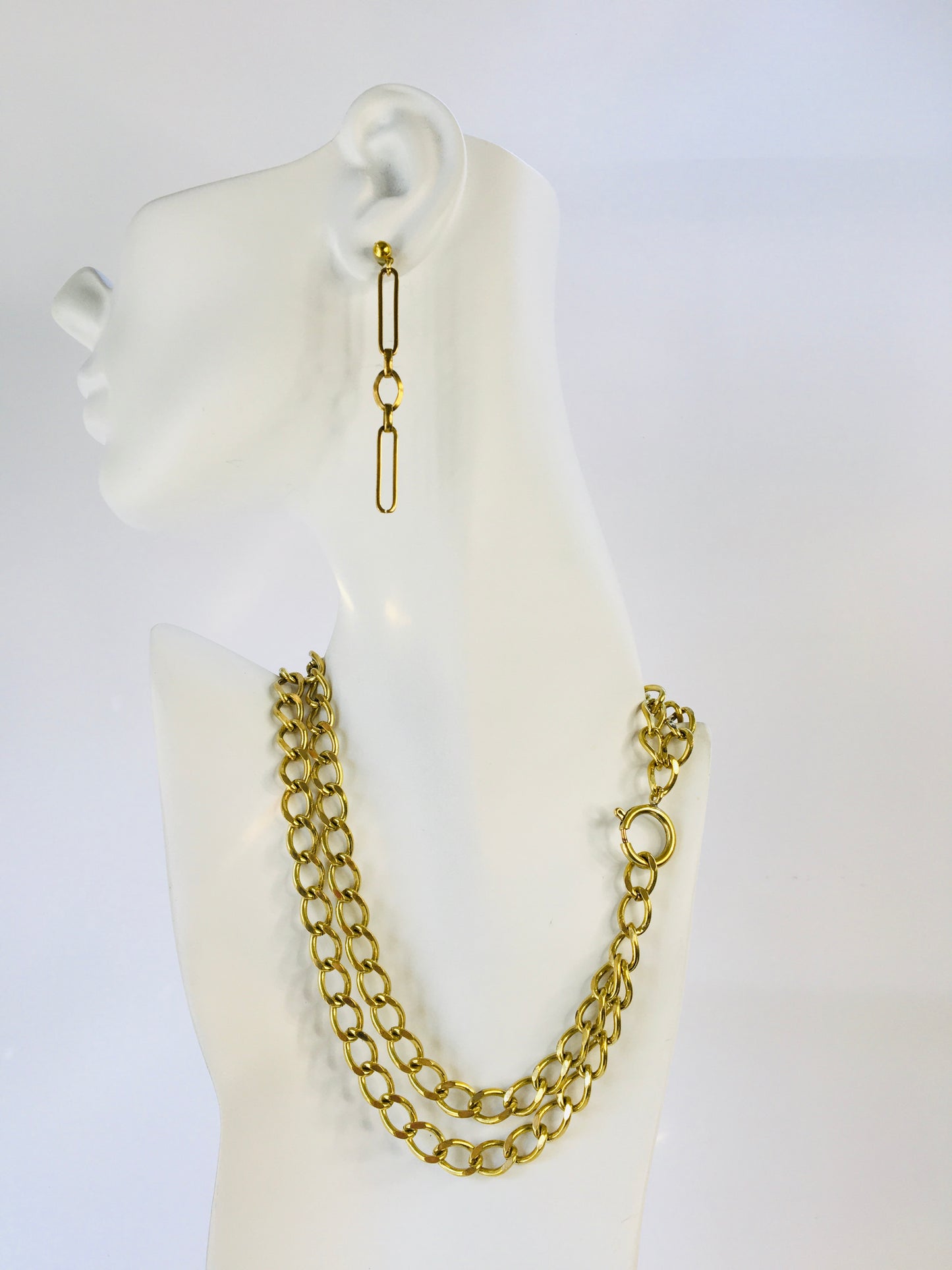 DOUBLE LINK CURB CHAIN